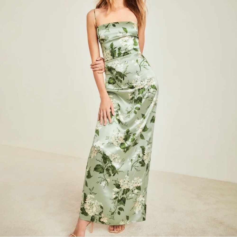 REFORMATION Silk Frankie Dress